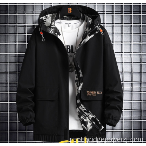 Jaqueta de jaqueta de casacos masculina